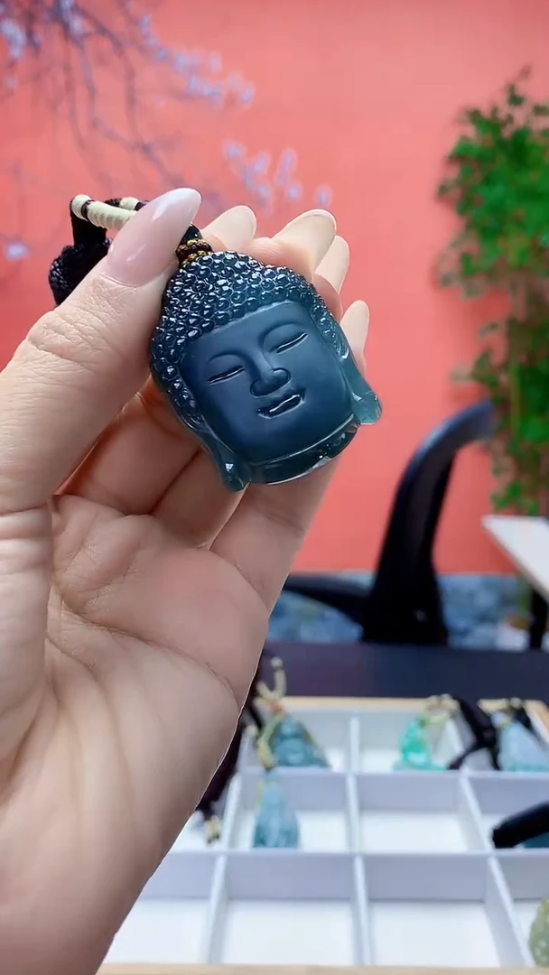 未镶嵌定制翡翠4898ty-毛货挂件48