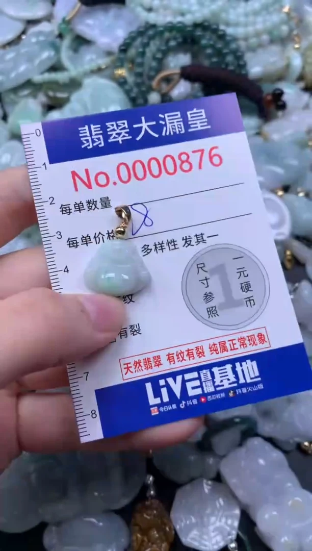 吊坠(不含链)未镶嵌翡翠876