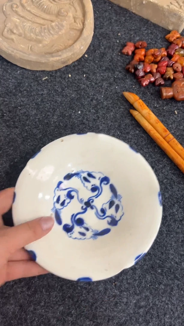 瓷片手工，手绘，陶瓷1