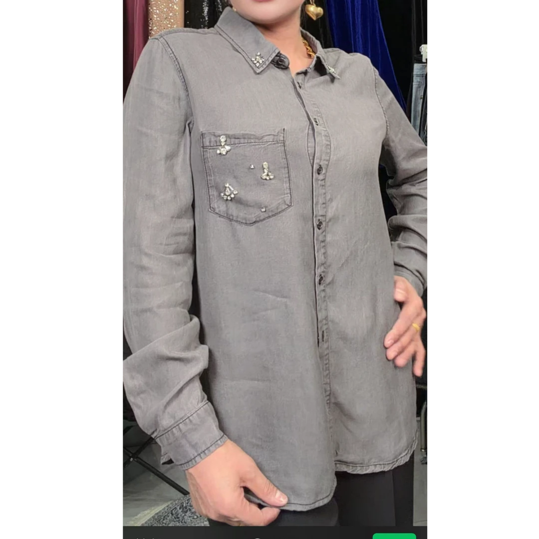 衬衣长袖休闲衬衫春夏百搭宽松