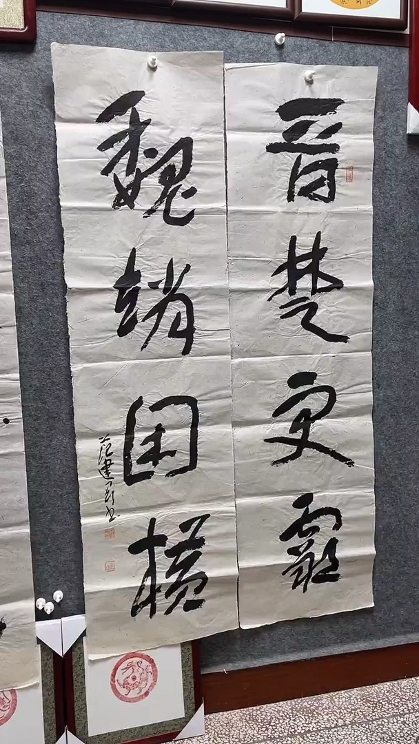 书法范建刚老师作品178*48*2