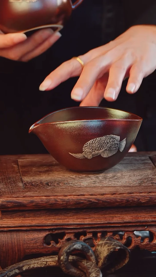 艺然堂手工手绘茶器