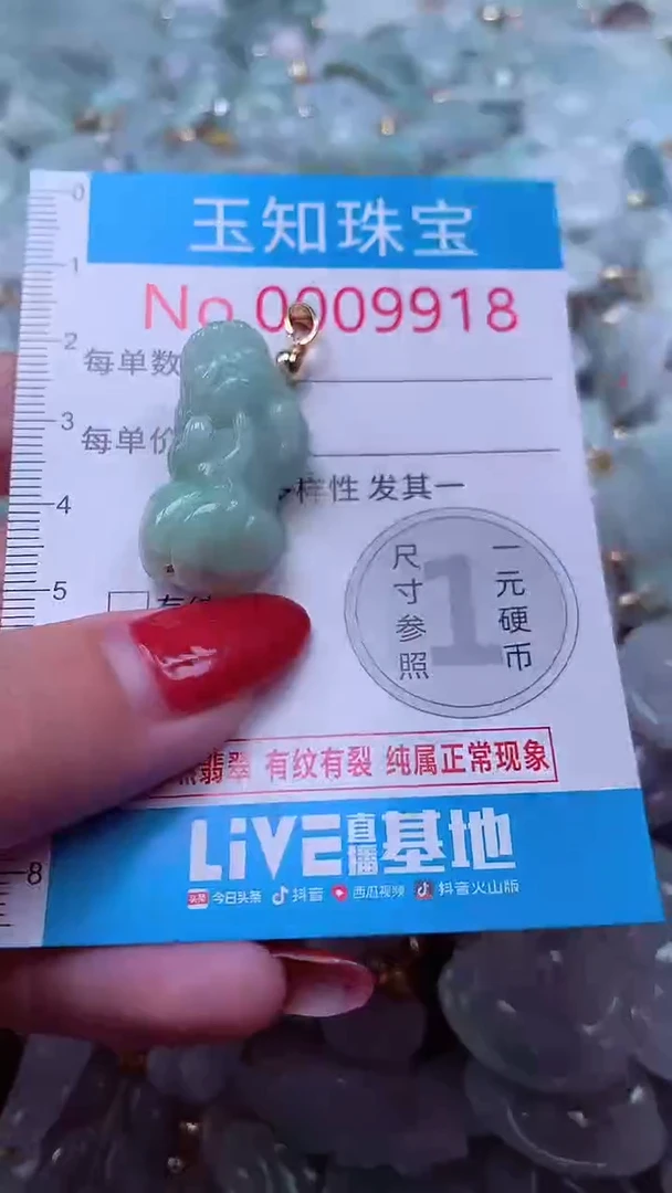吊坠(不含链)未镶嵌翡翠9918