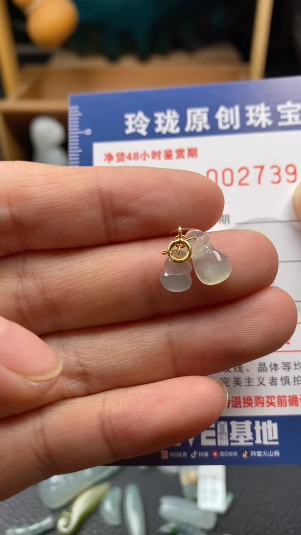 【闪购商品】翡翠颈饰未镶嵌翡翠净货27398