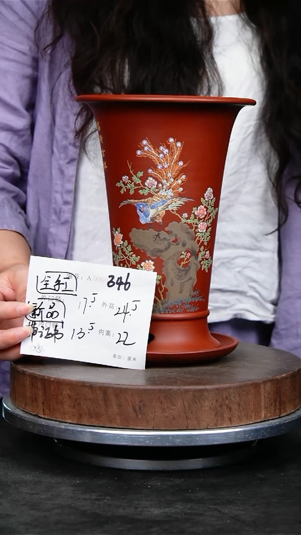 紫砂花盆346+z紫砂花盆