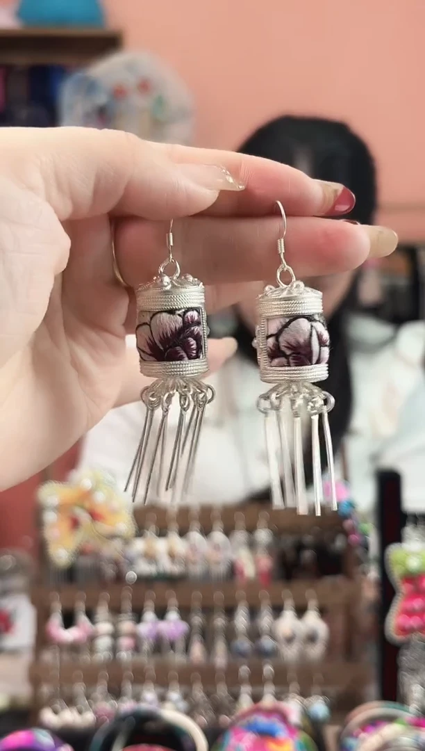 织绣艺枝独绣手工饰品65