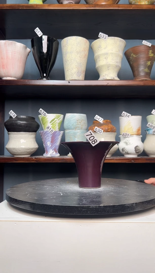 瓷片白泥708无孔9/12