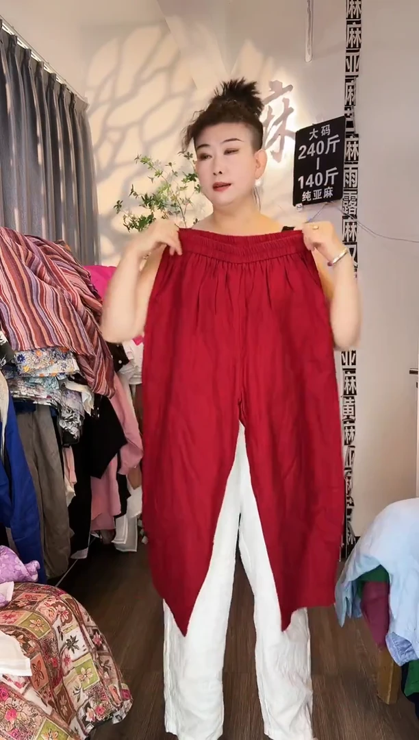 亚麻汉麻苎麻大码女装。