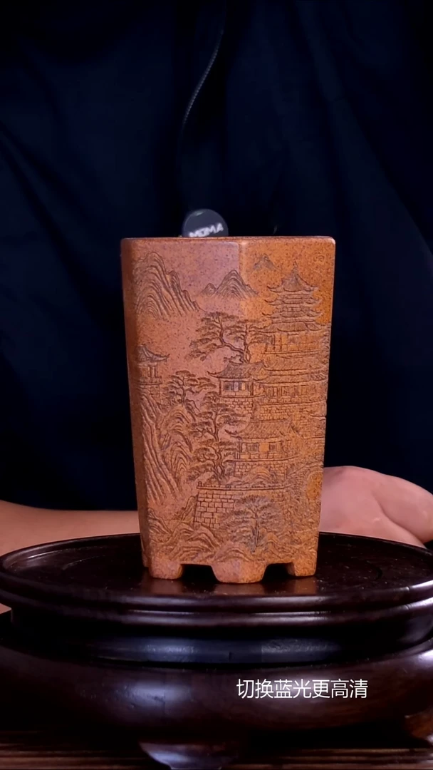 紫砂花盆紫砂花盆内口6-10.5