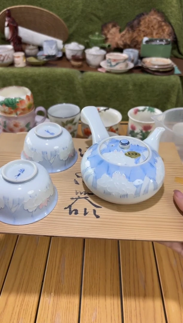15编码瓷器恭喜发财（一壶五杯）
