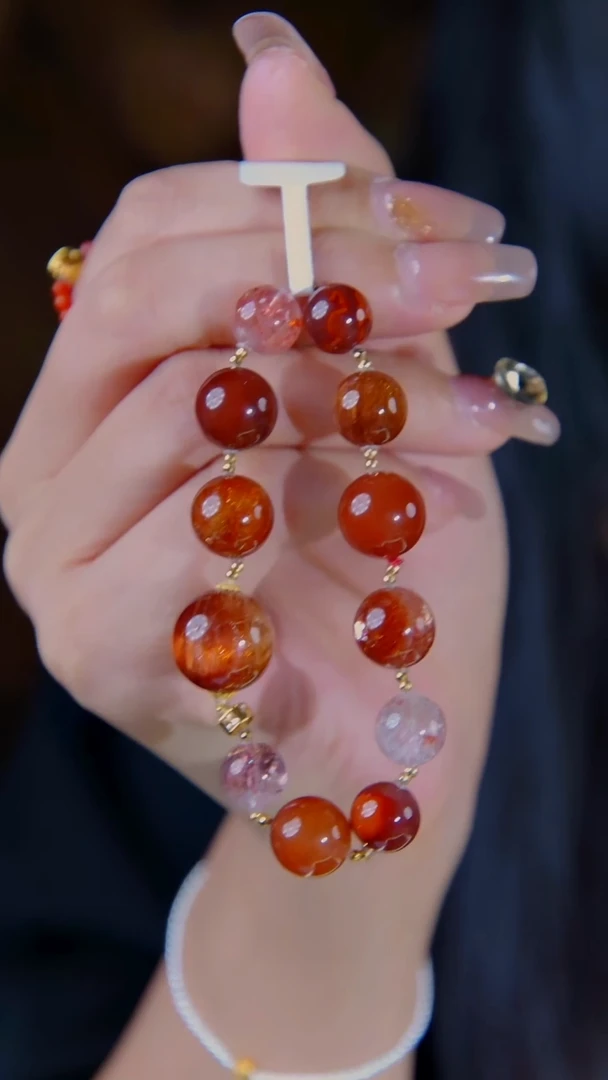 18K金镶嵌手链水晶A27