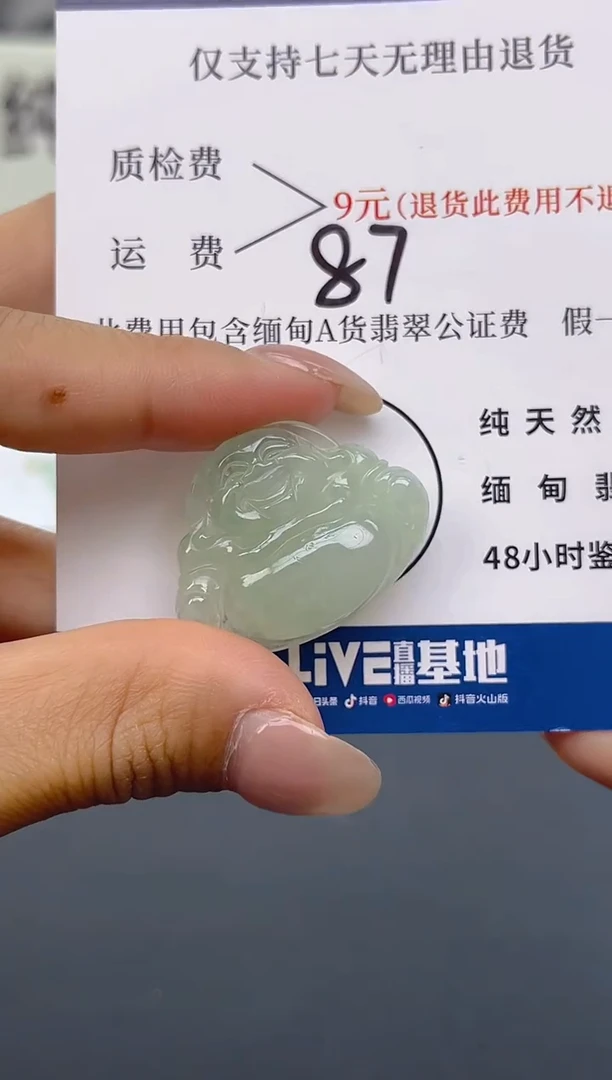 颈饰未镶嵌翡翠天然A货缅甸翡翠