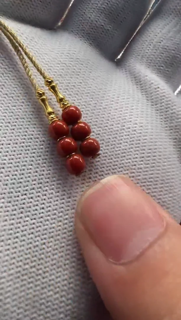 18K金镶嵌配饰配饰南红玛瑙配饰配饰多样性发货