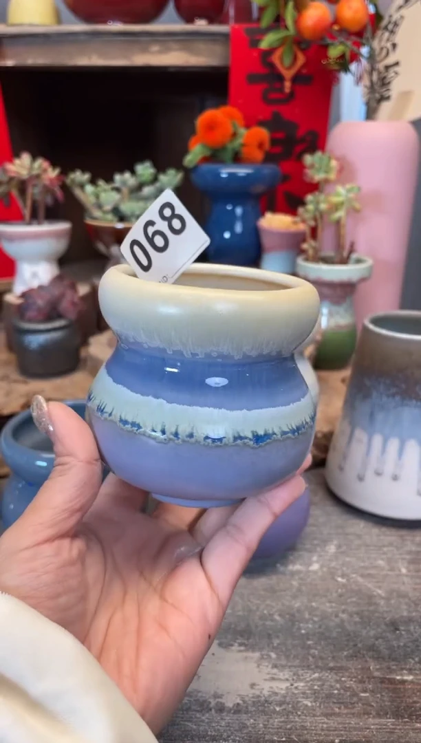 【闪购商品】摆件068知木小芳花盆