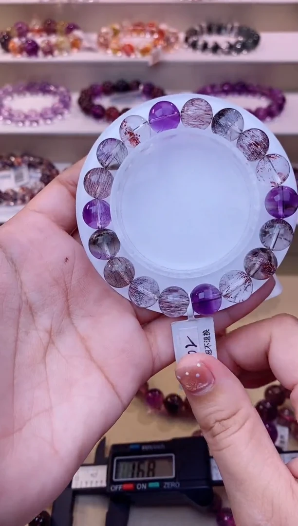 未镶嵌手串水晶仙女超七单圈11m+