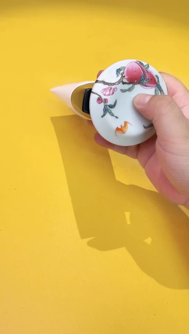 瓷片山茶花洗面