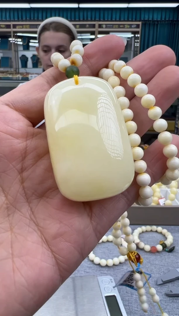未镶嵌颈饰琥珀70秒拍号假一罚十