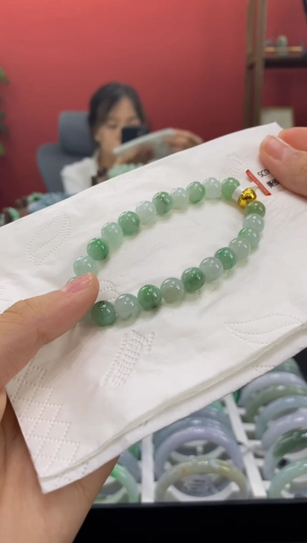 未镶嵌手串翡翠00007478