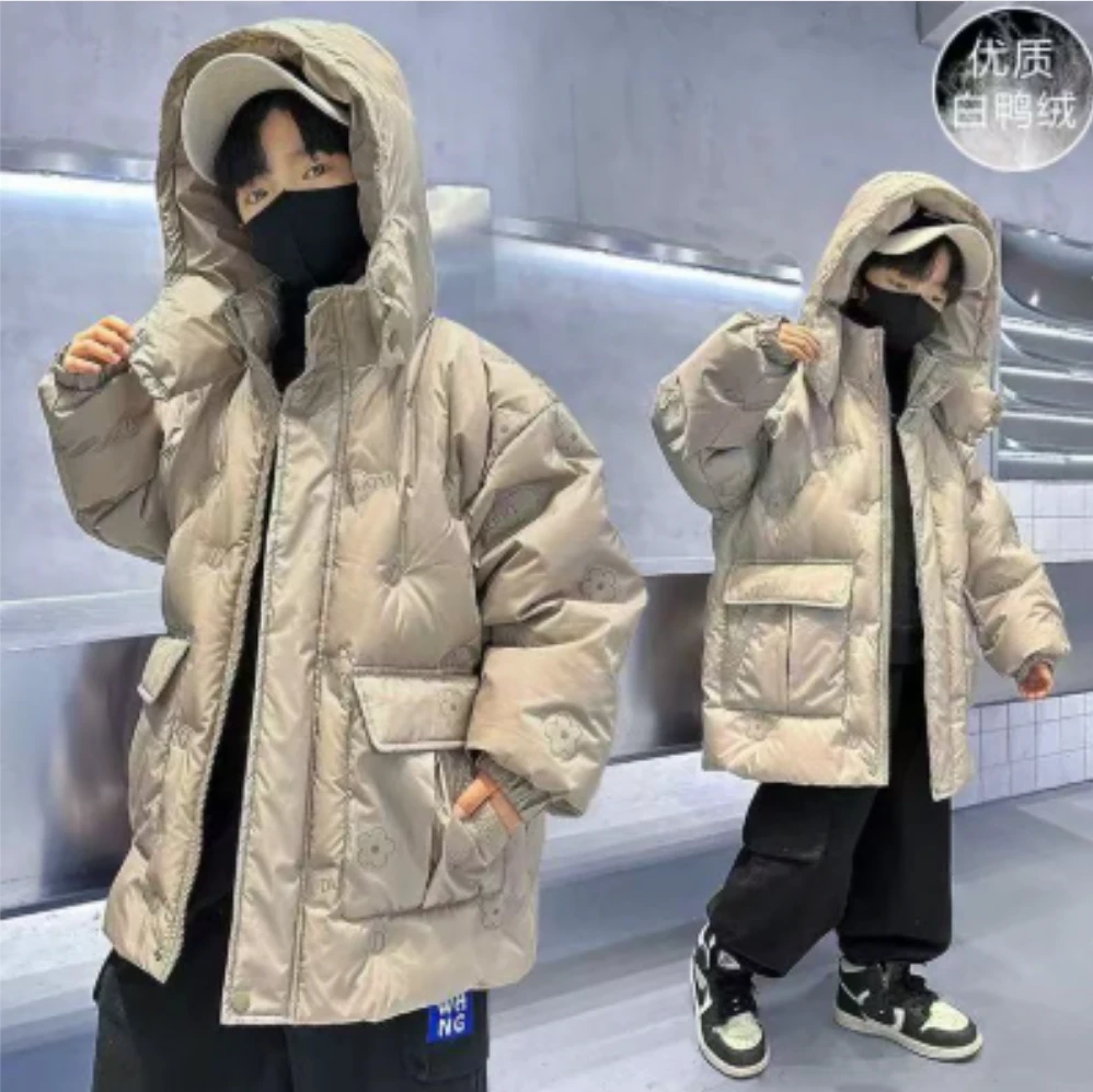 501162 韩版2025冬季百搭舒适休闲洋气羽绒服