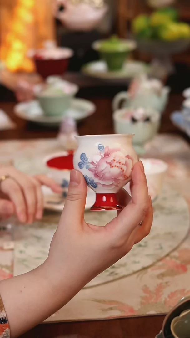 红妆芳华茶杯 哈哈哈