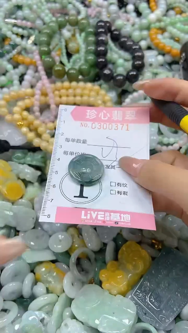 翡翠未镶嵌颈饰闪购0300371