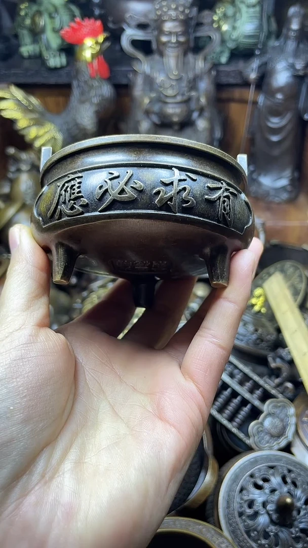 闪购链接，点击下单，有运费险，铜摆件