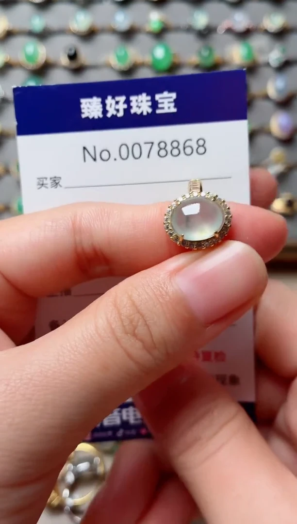 银S925镶嵌戒指翡翠.