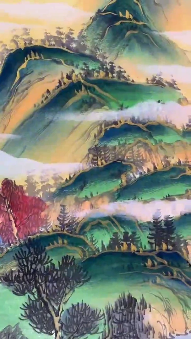 国画王炳杰手绘绘画作品10-3