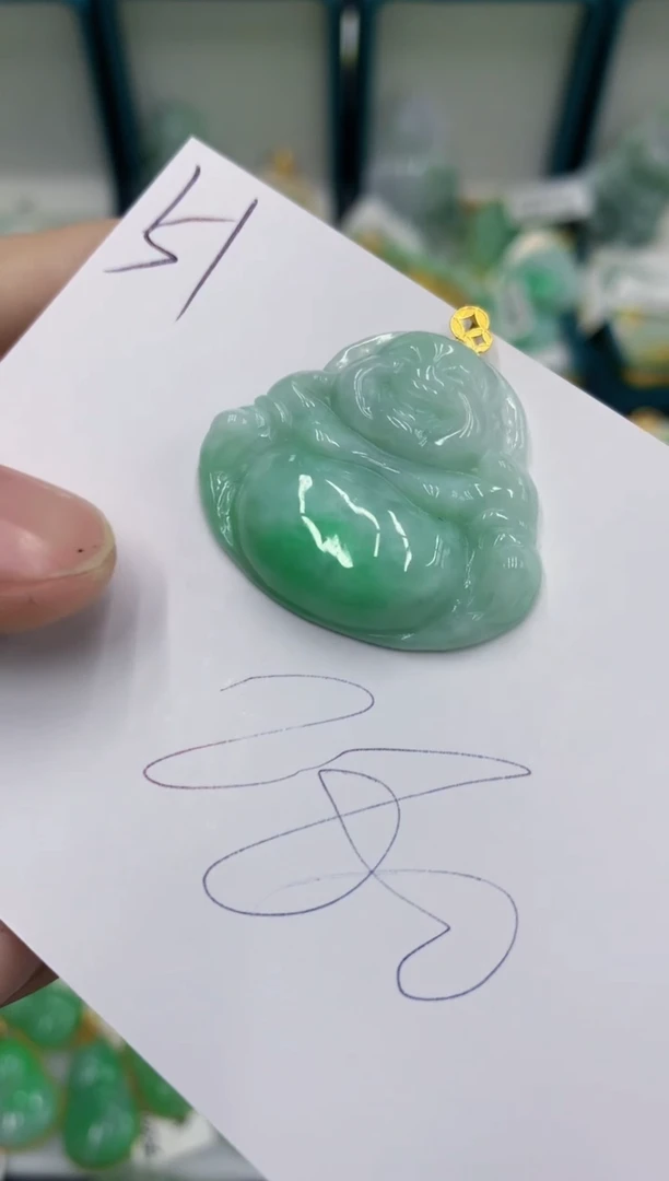 【闪购商品】翡翠颈饰18K金镶嵌翡翠