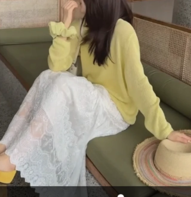 2025夏季新款网红同款洋气减龄气质时尚韩版上衣半身裙Uoo2