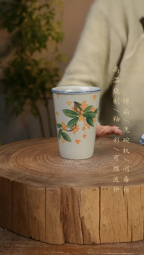 碗瓷景德镇手工手绘高温瓷釉下彩