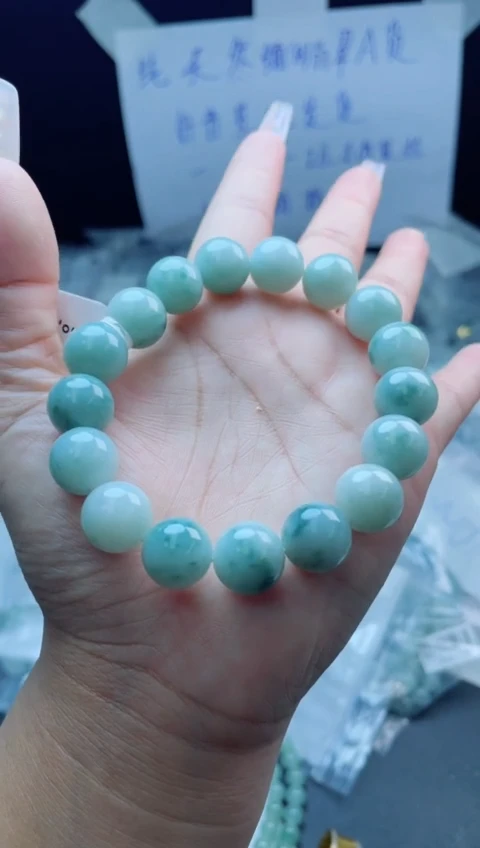 未镶嵌定制翡翠珠串