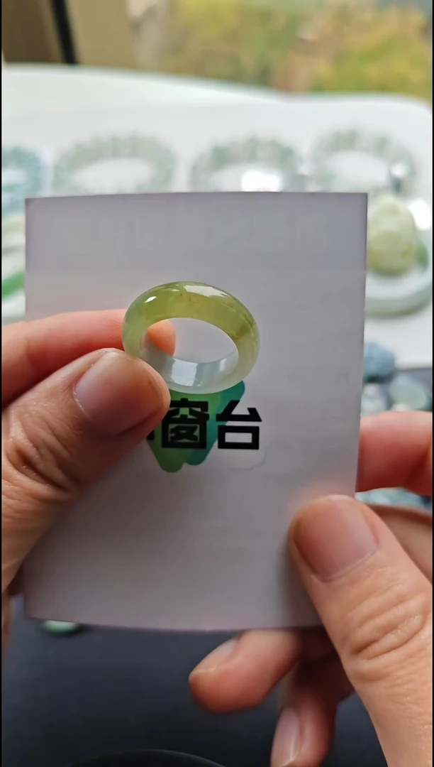 未镶嵌戒圈翡翠2翡翠戒圈未镶嵌14号