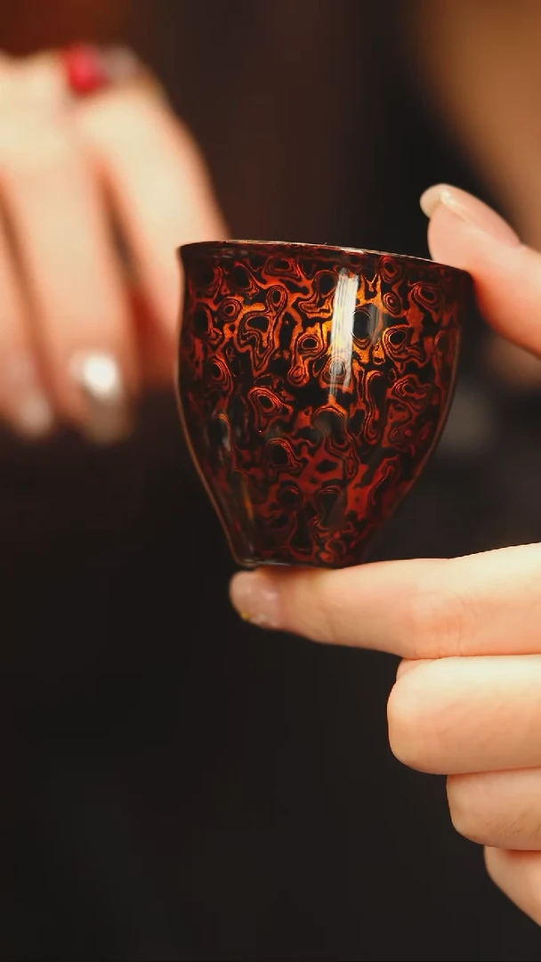 @黑金千层客杯@非遗大漆