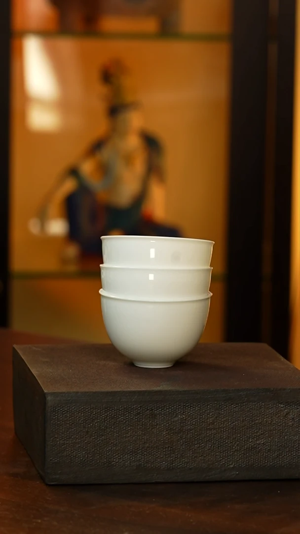 素胎杯3只款......