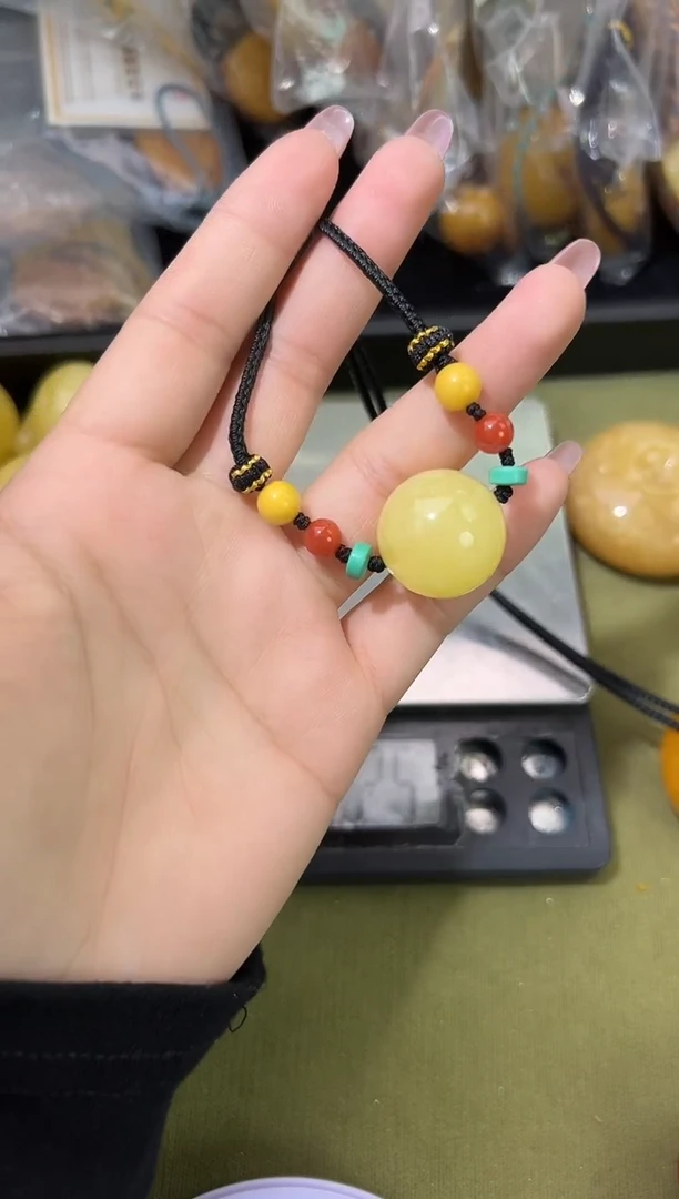 裸石琥珀未镶嵌天然琥珀蜜蜡吊坠