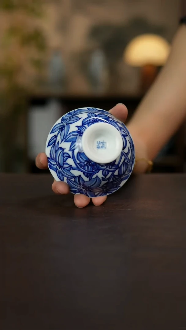 杯景德镇陶瓷杯碗柴烧多人
