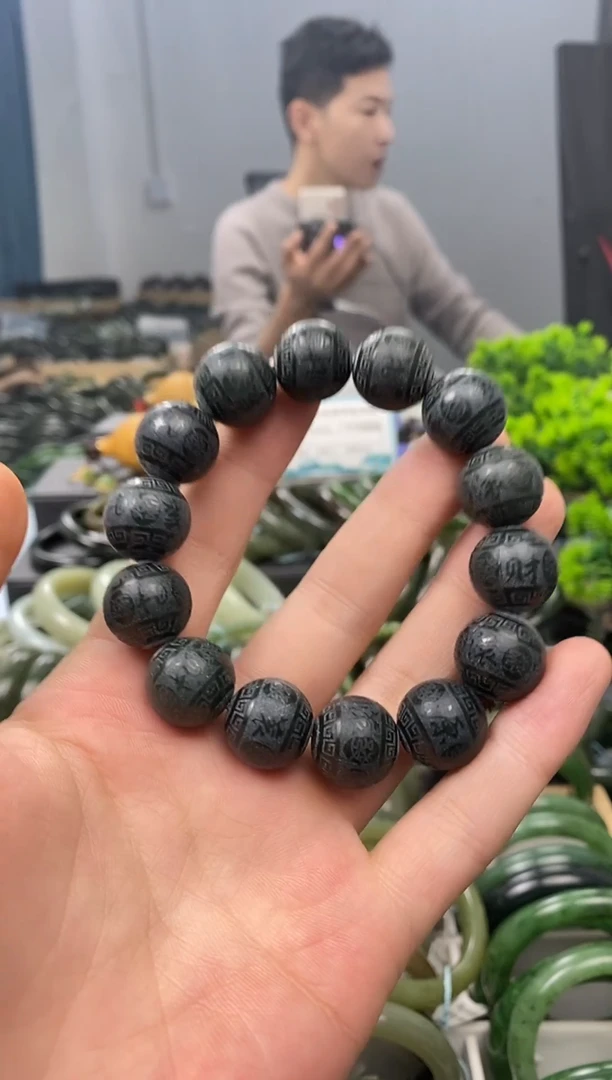 未镶嵌手镯和田玉16mm