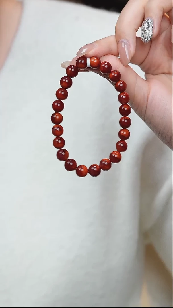 未镶嵌手串南红玛瑙S-163