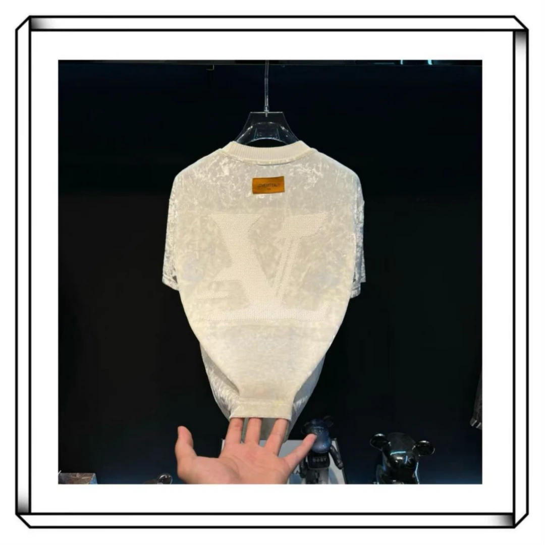 【阿军Studio xu385短袖】25年蛇年限定款丝光镂空刺绣男女款短袖