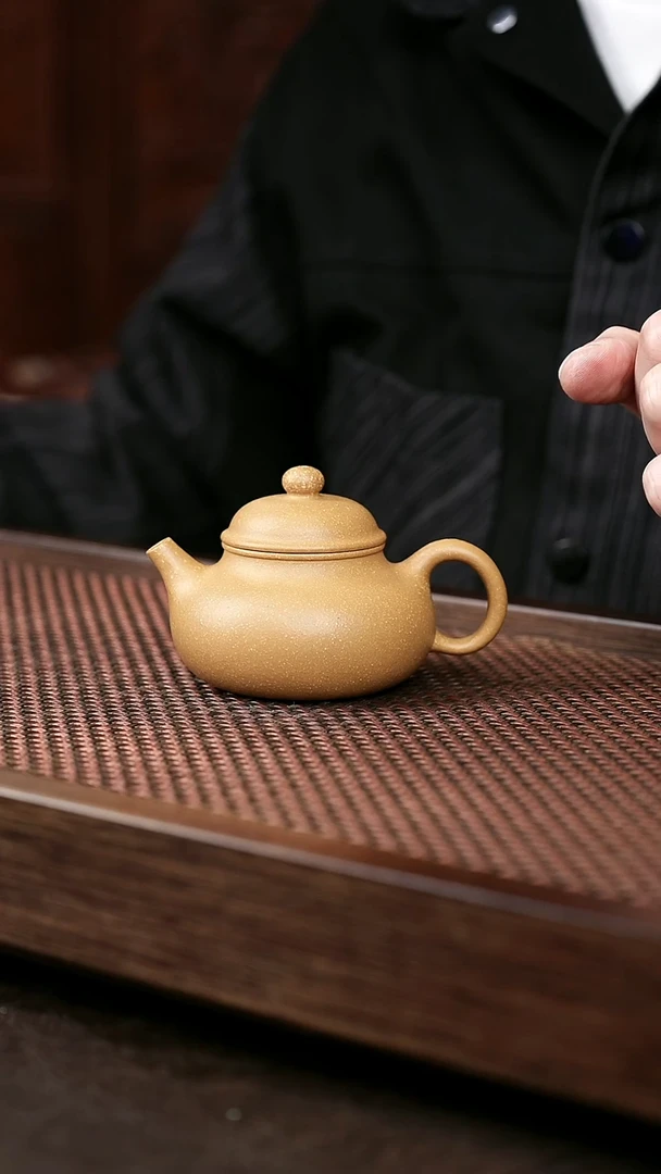 茶壶紫砂水沟本绿容天