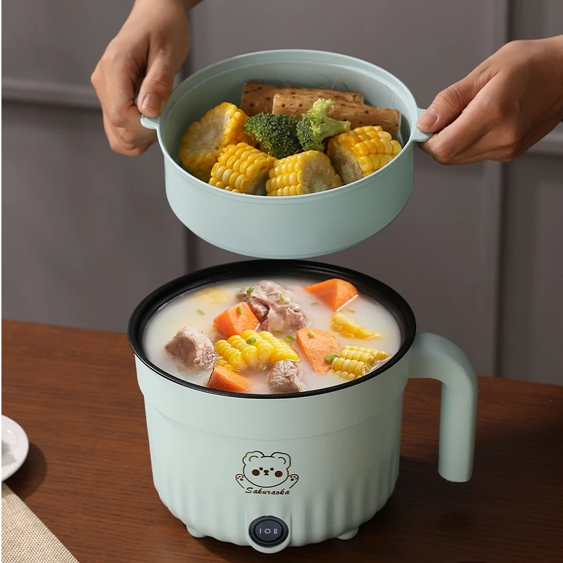 【上新现发】蛇年新款宿舍锅家庭锅厨房多功能一体式电煮锅1A