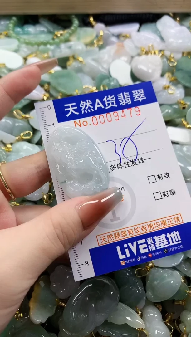 颈饰未镶嵌翡翠S*P天然A货翡翠