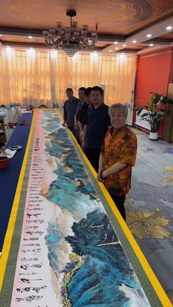 书法张建平 合作10*1画