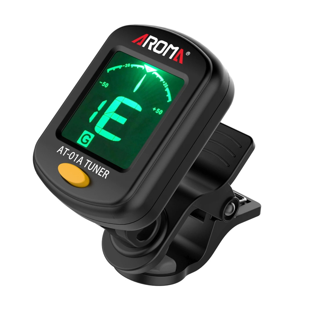 乐器调音器吉他尤克里里小提琴贝斯通用电子夹式自动校音调弦工具