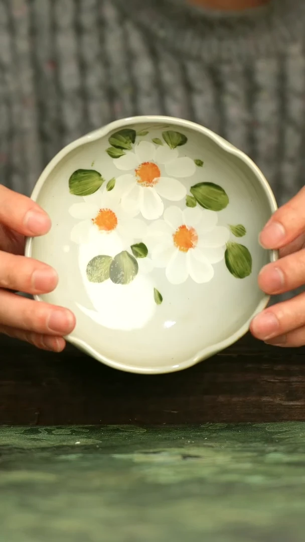 青诗集手工手绘瓷器