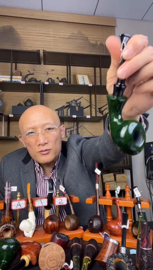 石楠木纯手工意大利石楠木烟斗