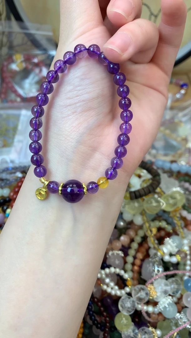 【闪购商品】紫晶手链未镶嵌209手串