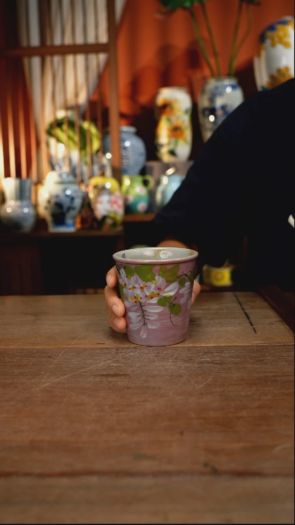 瓷片【简家甄选】景德镇设计师釉下手绘陶瓷餐具