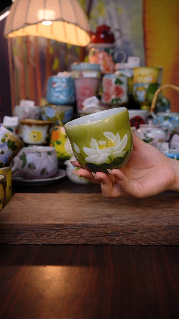 杯子泥垚手作 景德镇手工手绘陶瓷器物